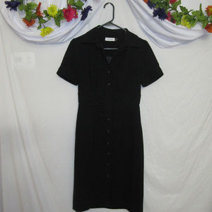 Cavin Klein Classic Black Dress